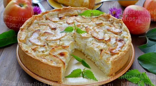 цветаевский пирог с яблоками пошаговое приготовление