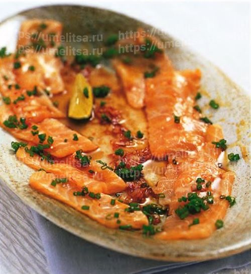 Маринование сырой рыбы