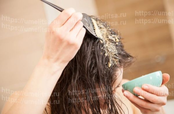 Очень полезная маска для волос
