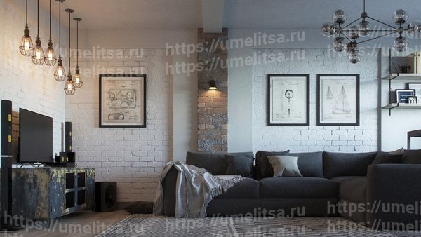 Ремонт квартиры в стиле лофт - оригинальность в простоте