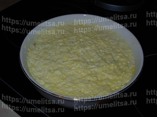 Салат с зеленой редькой