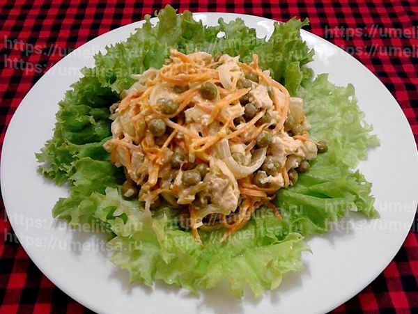 салат купеческий со свининой рецепт
