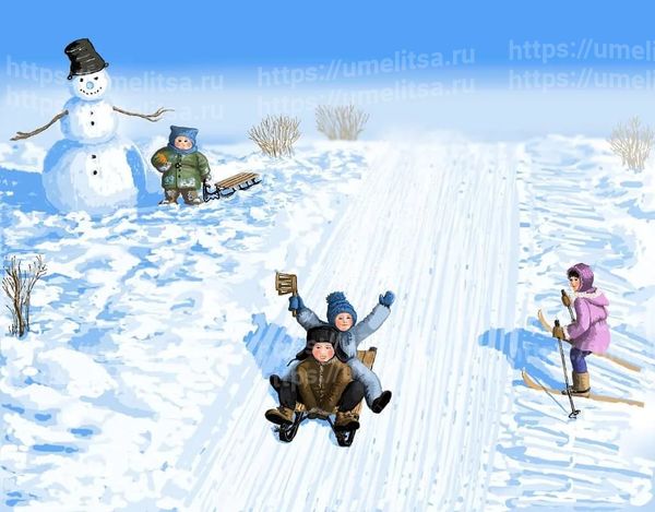 народные зимние игры для детей