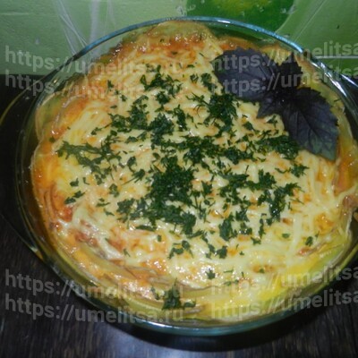 Запеканка рыбная. Ну очень вкусная!