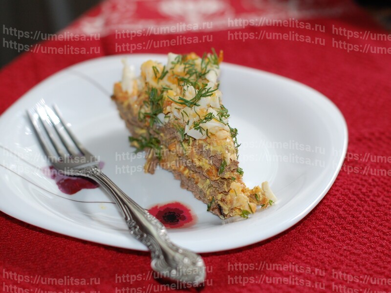 Печеночный торт - пошаговый рецепт с фото