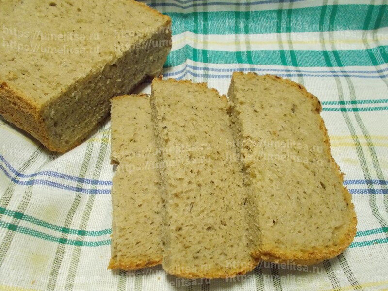 Хлеб на ржаной закваске с луком