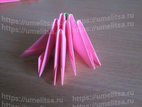 Оригами для начинающих Рыбка из модулей
