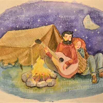 Как быстро сделать красивую иллюстрацию