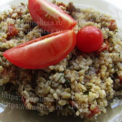 Плов по-турецки с булгуром и овощами. Мастер-класс с фото пошагово.