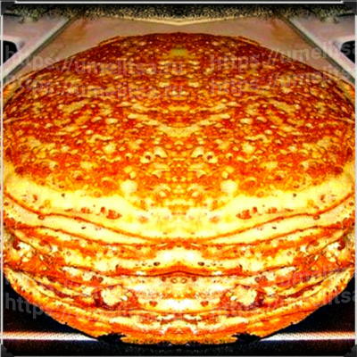 Блины на ряженке с оригинальной начинкой