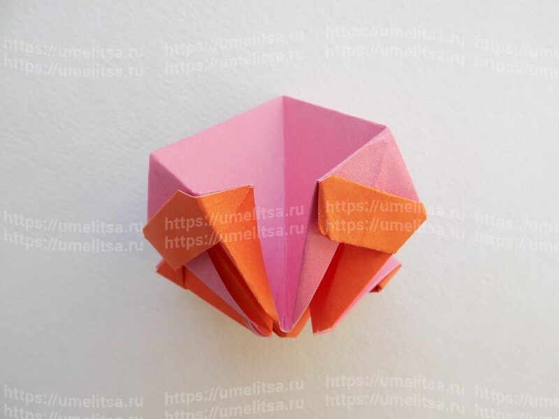 Как сделать мороженое из бумаги в технике оригами