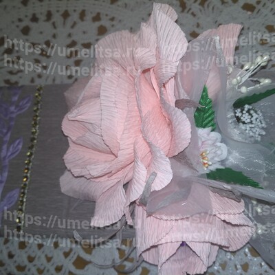 Шоколадница из гофрированной бумаги 