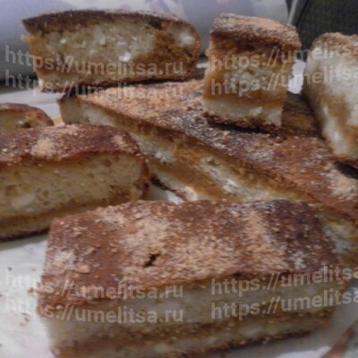 Манник с тыквой и творогом