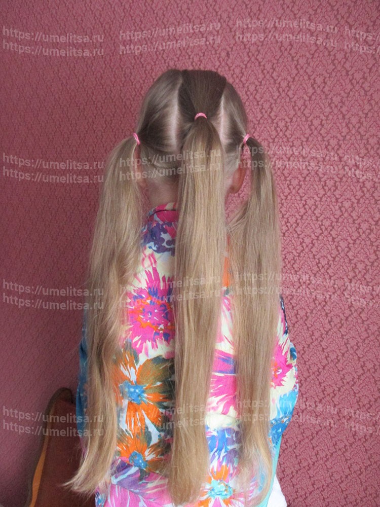 Оригинальная прическа на длинные волосы своими руками