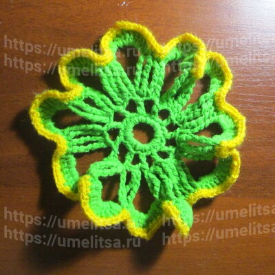 Кружевная салфетка крючком