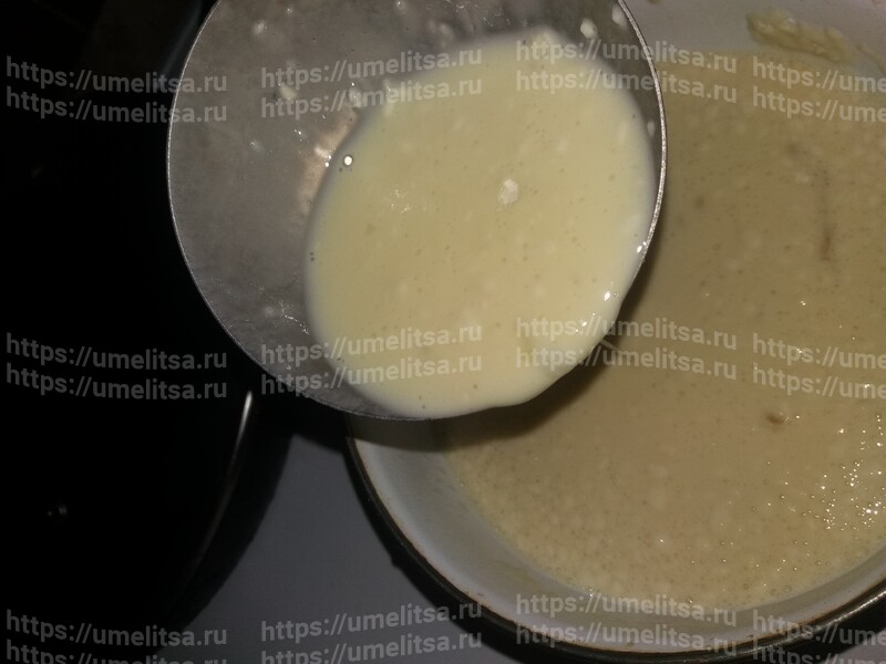 Рецепт приготовления ванильных блинов
