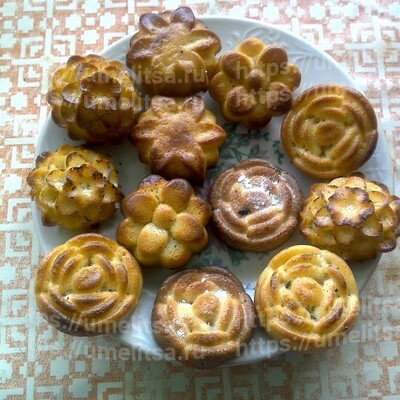 Кекс в силиконовой форме. Пошаговый рецепт приготовления с фото.