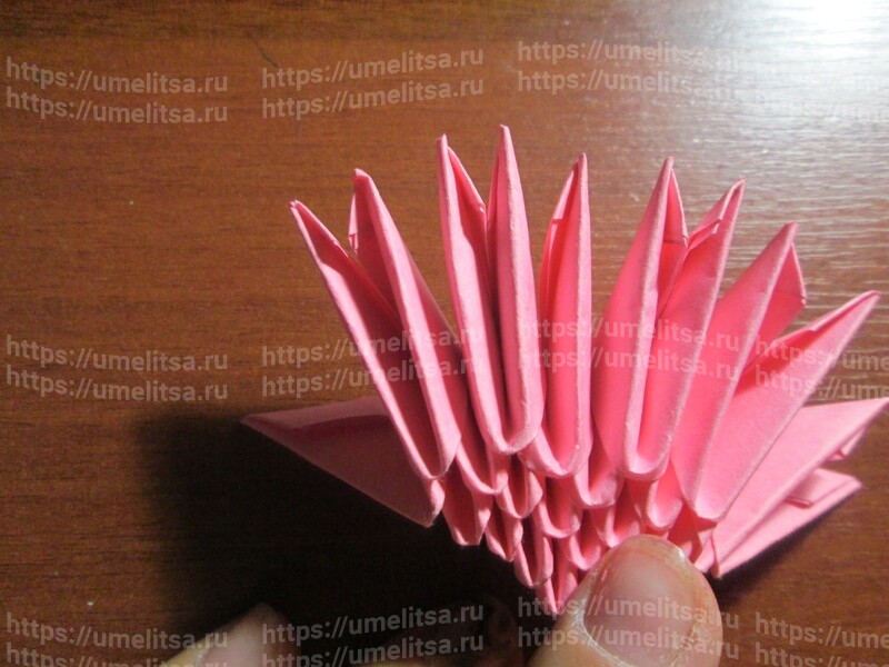 Модульное оригами для начинающих сердечко
