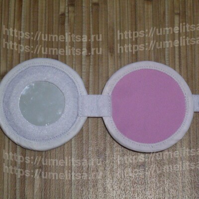 Шьём игрушечную пудреницу из фетра своими руками