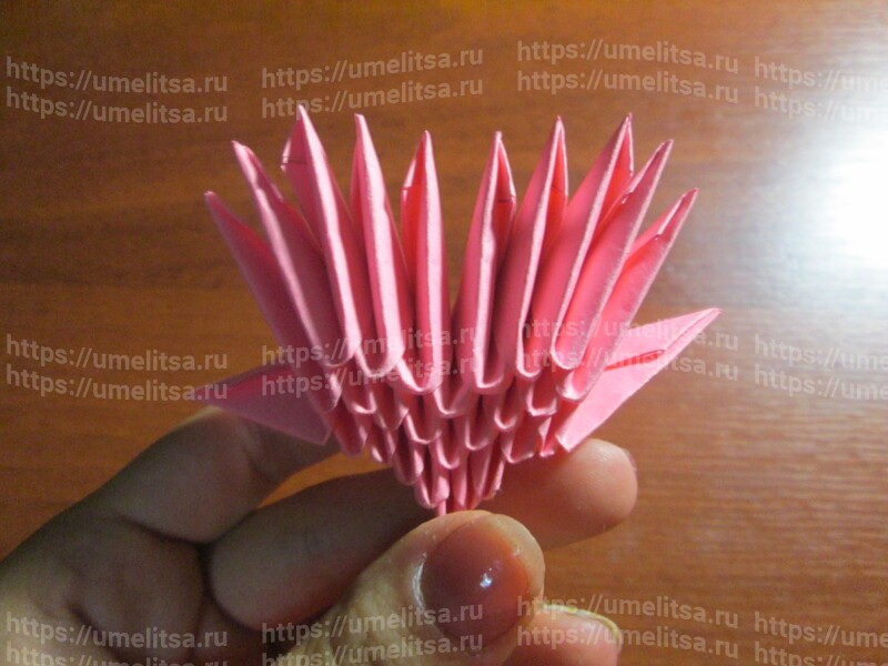 Модульное оригами для начинающих «Cердечко»