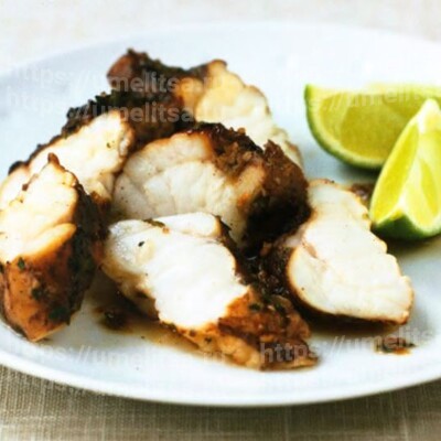 Белая рыба по-ямайски