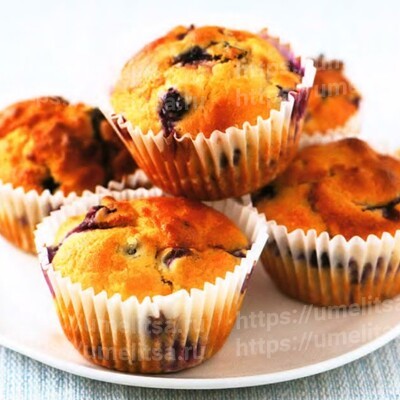 Черничные маффины