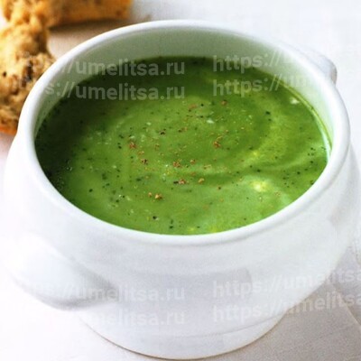 Гороховый суп с мятой