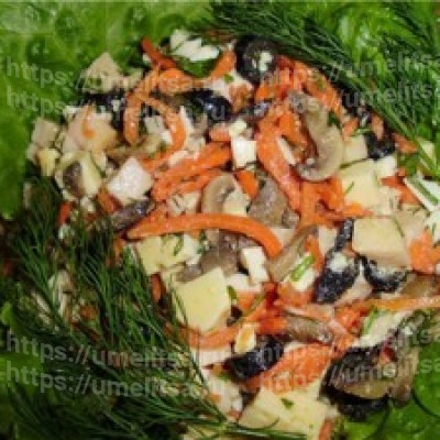 Салат «Черная богиня»