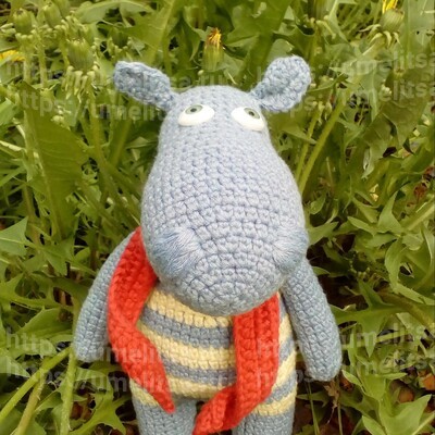 Как связать интересного бегемотика