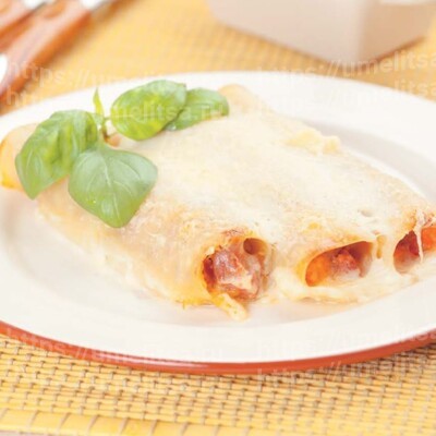 Каннеллони с охотничьими колбасками