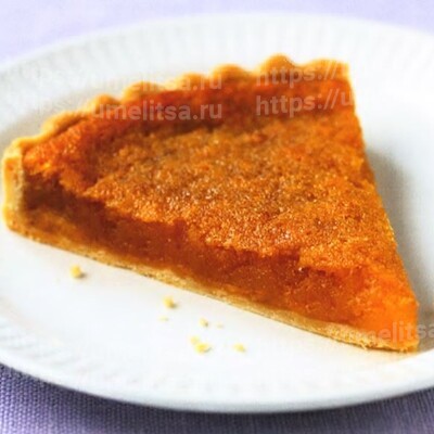 Классический открытый пирог с патокой