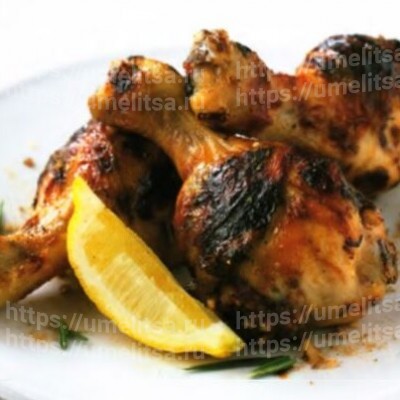 Куриные ножки с начинкой из макадамии