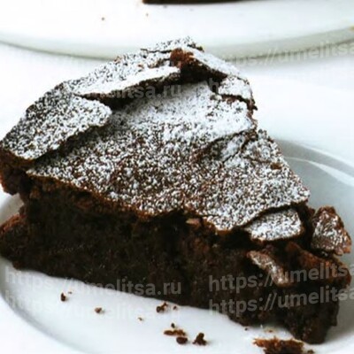 Печеный шоколадный мусс