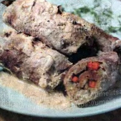 Рулетики с баклажанами