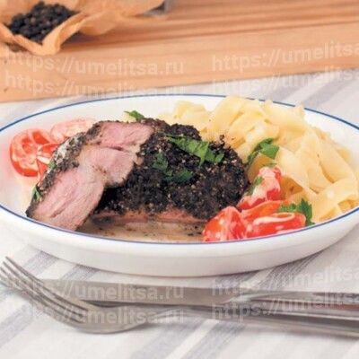 Свинина в черном перце