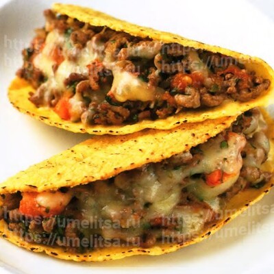 Тако с говядиной