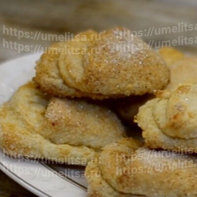 Творожное печенье «Треугольники» или «Ушки»