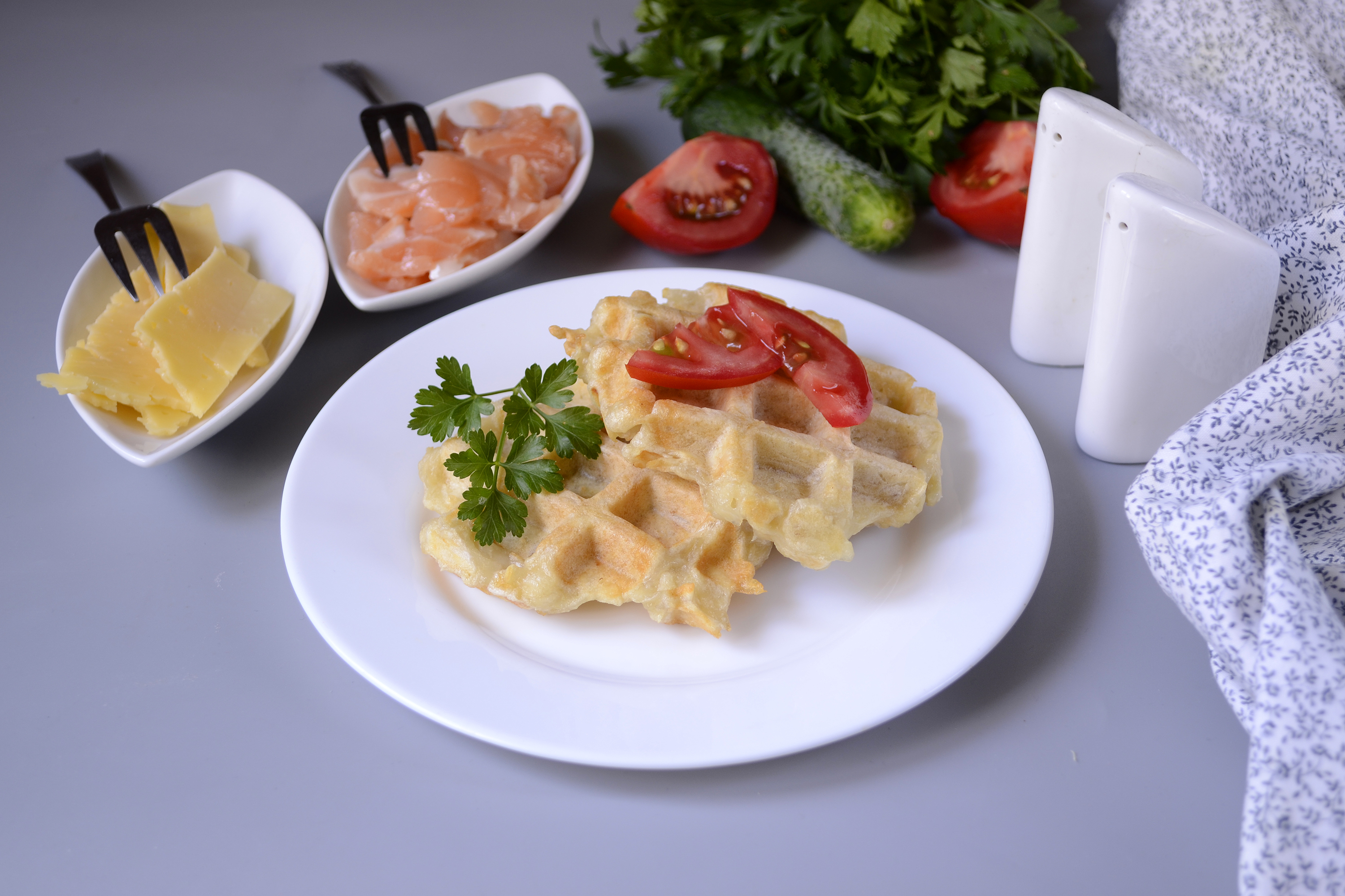 Драники картофельные в электровафельнице