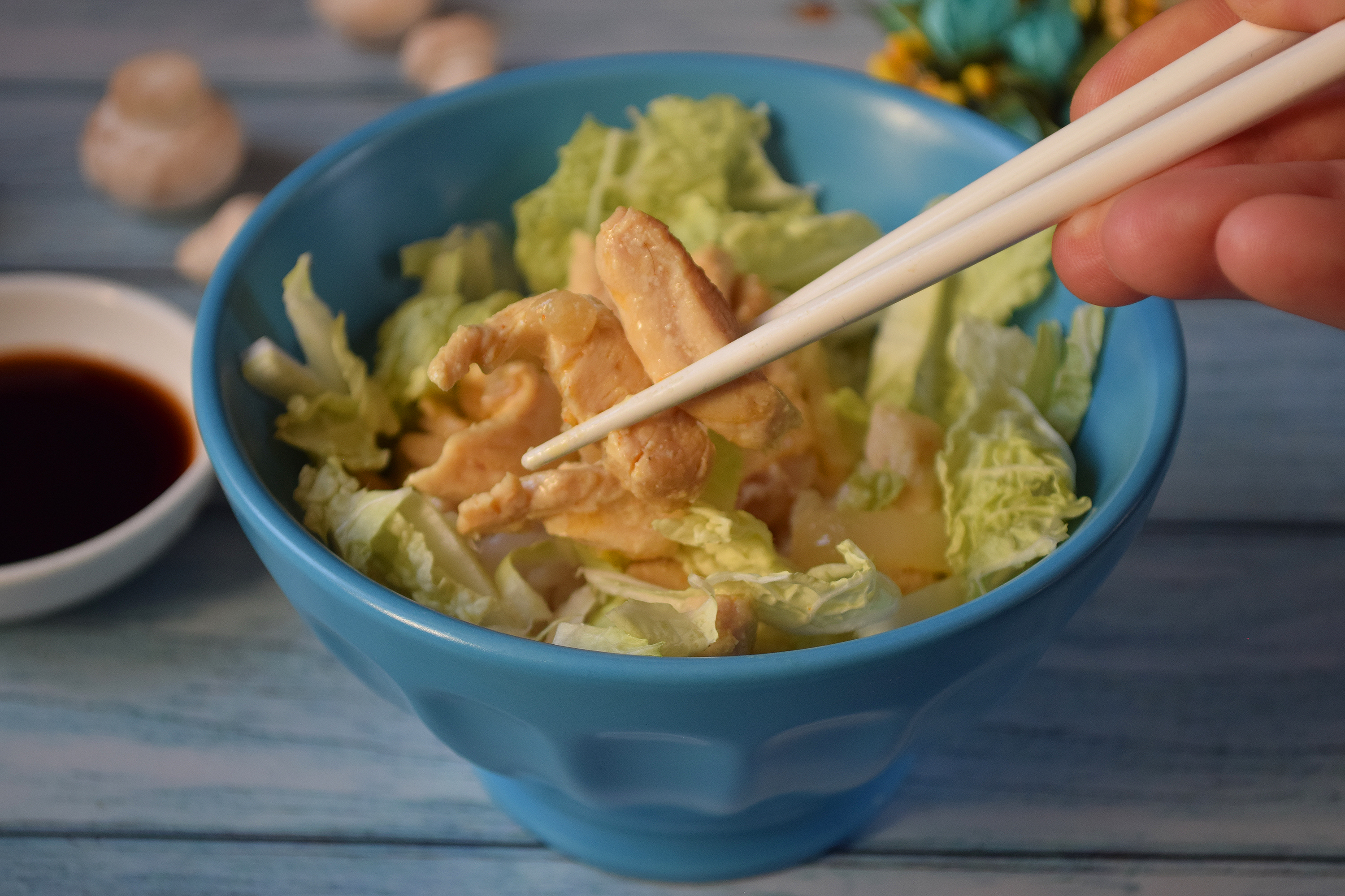 Куриное филе в сметанном соусе