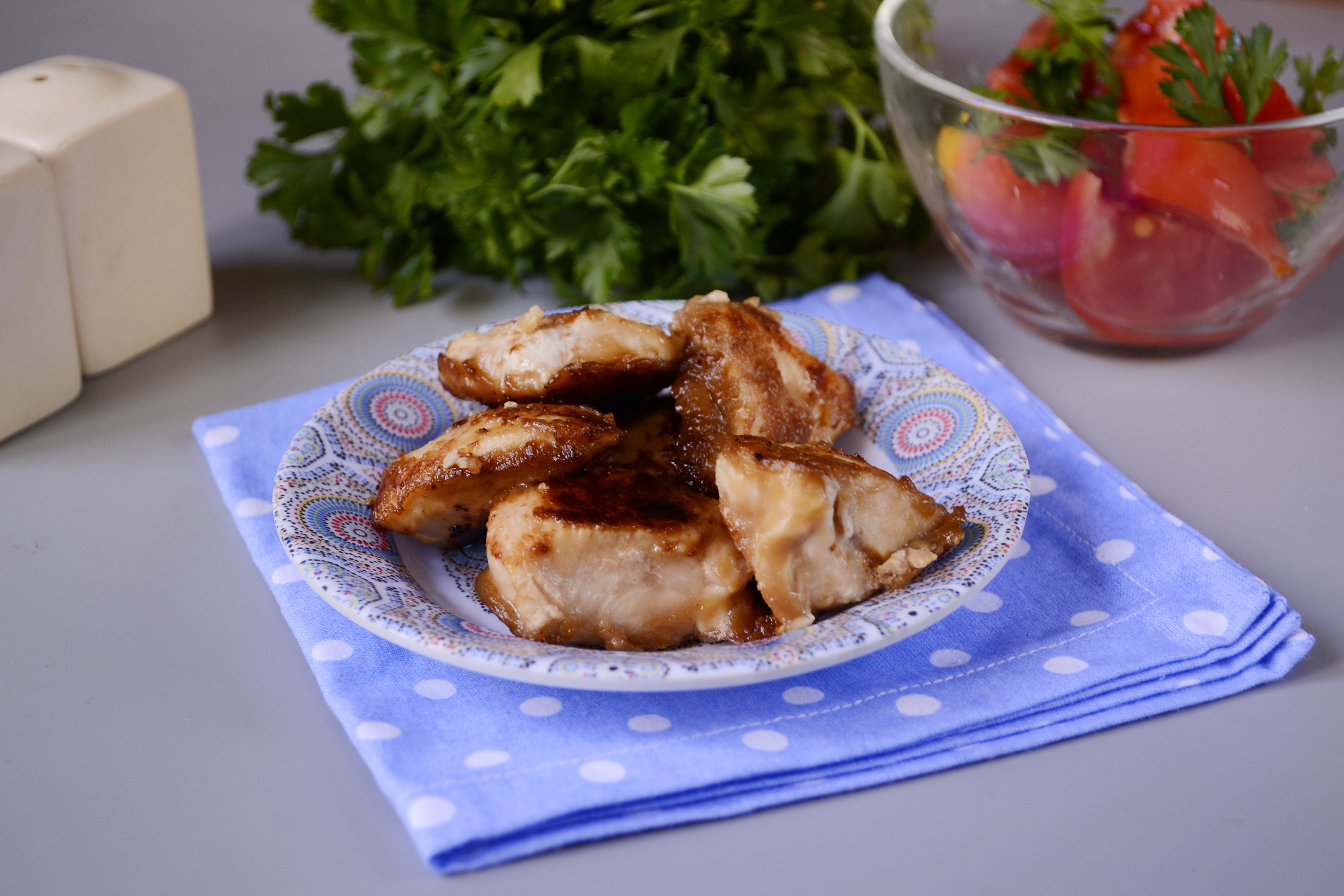 Куриное филе в соевом соусе