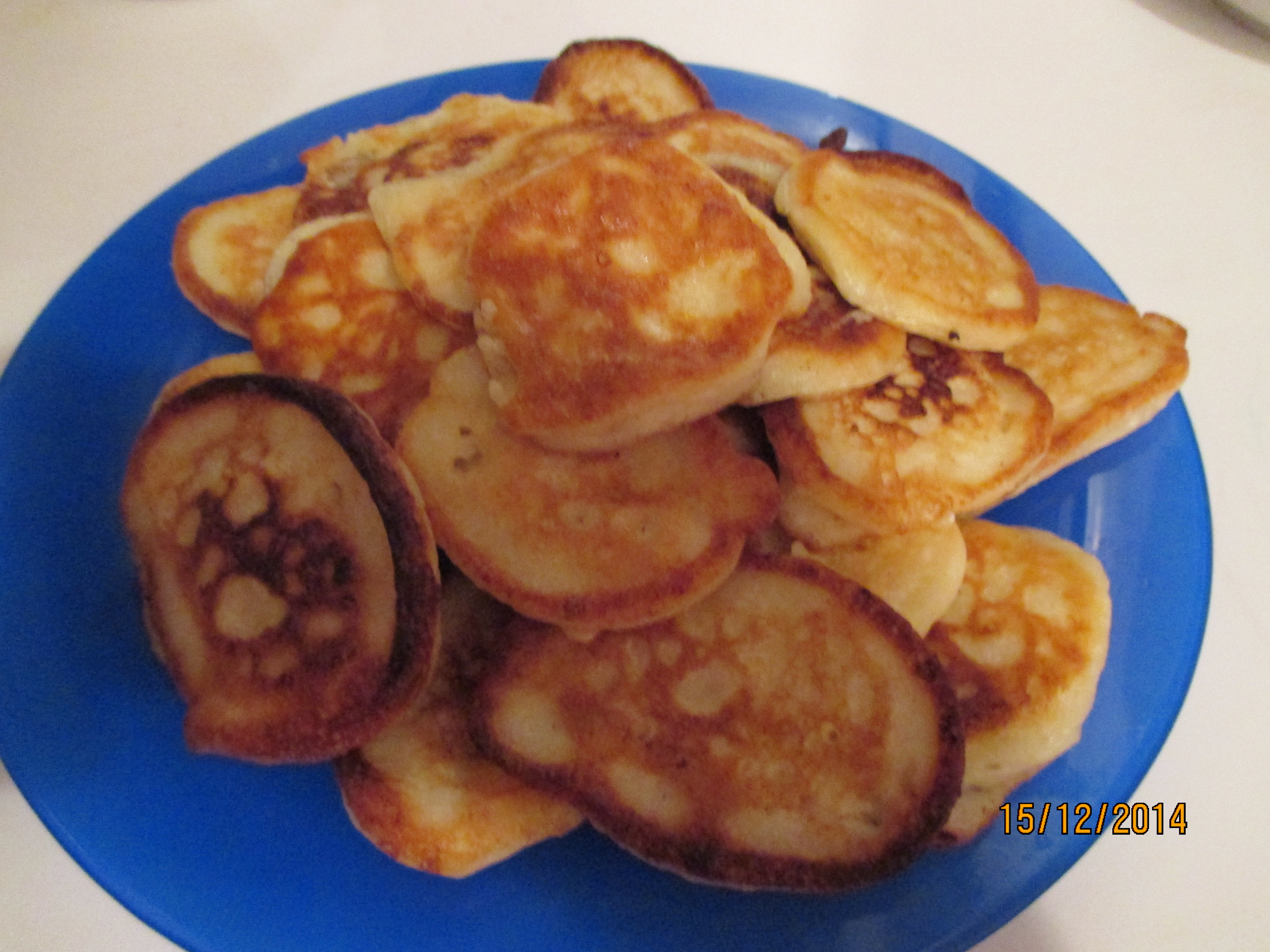 Творожные оладьи с кислинкой