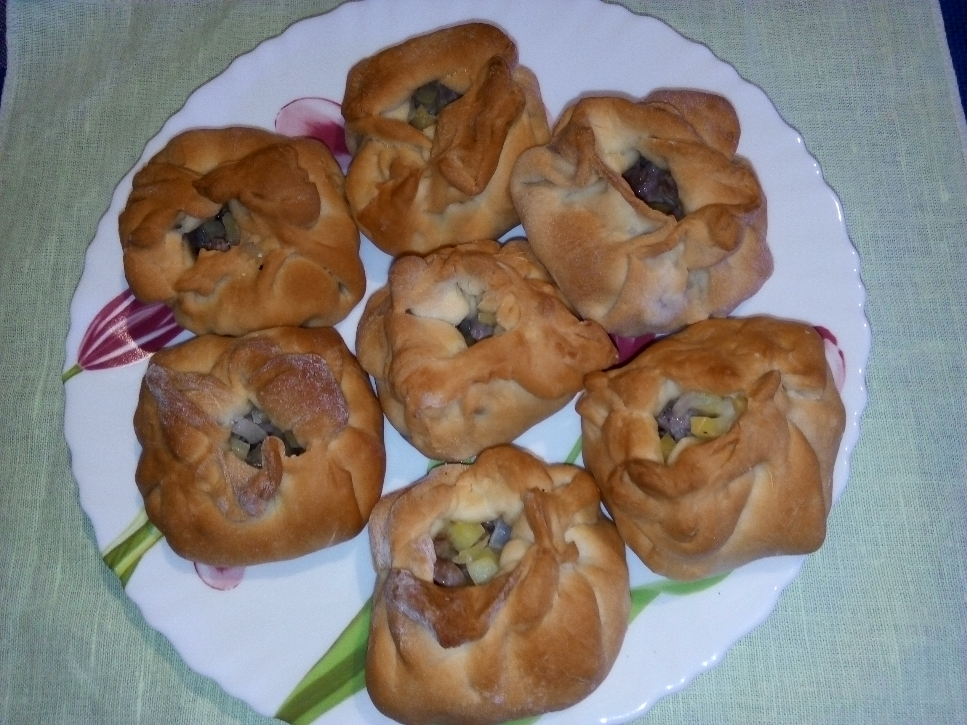 Мешочки с картошкой