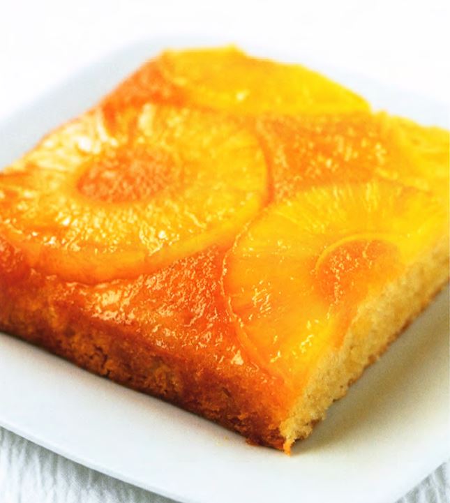 Ананасный пудинг-перевертыш с патокой