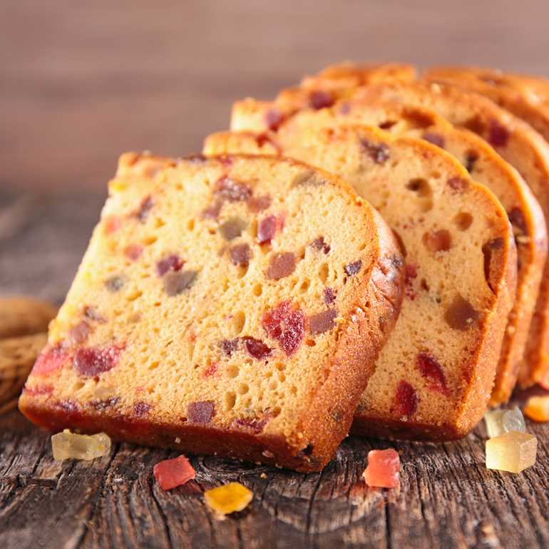 Бабушкин фруктовый кекс