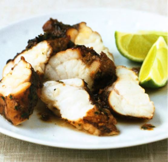 Белая рыба по-ямайски