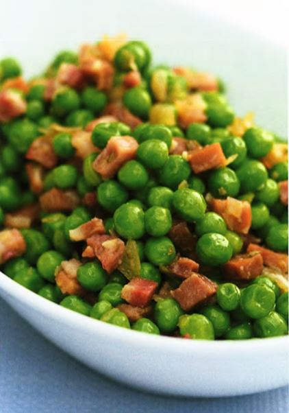 Горох с панчеттой