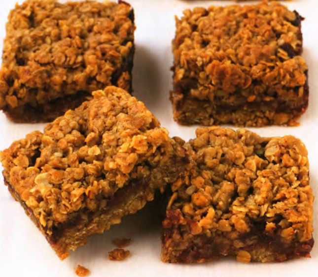 Липкий овсяный кекс с финиками