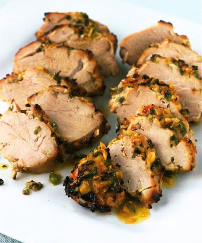 Маринованная свиная вырезка