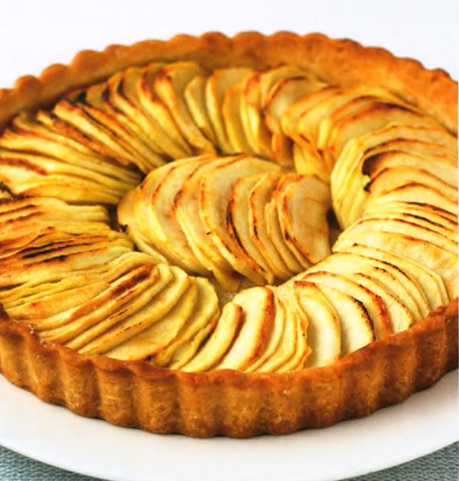 Открытый яблочный пирог