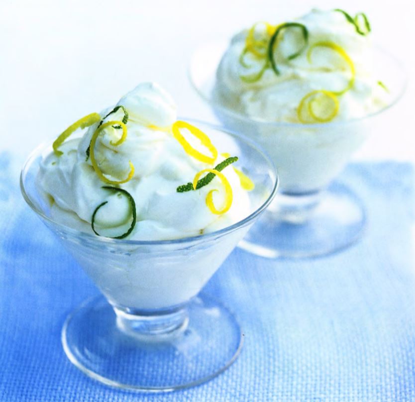 Силлабаб с лимоном и лаймом